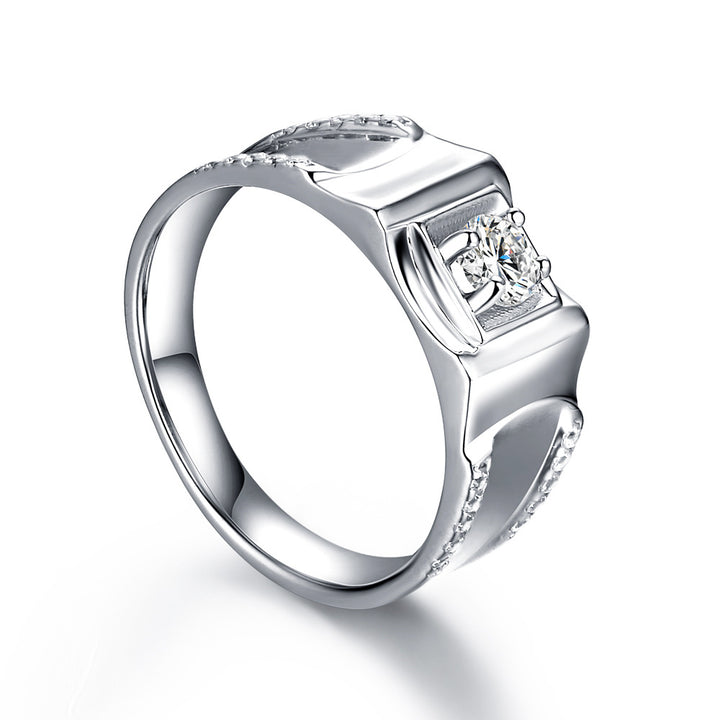 Men's Simple Fashion Personality Sterling Silver Ring