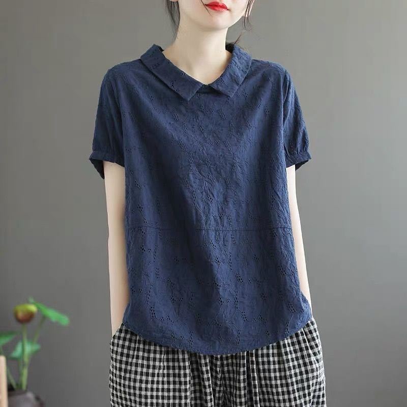 Women's Fashionable Retro Loose Slimming Top