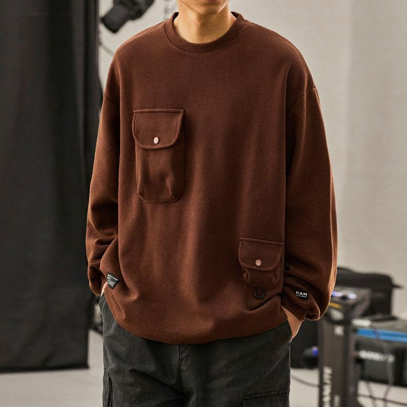 vintage harajuku casual long sleeve sweatshirt - MRSLM