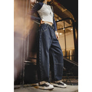 women's high waist denim pants, view 5 - MRSLM