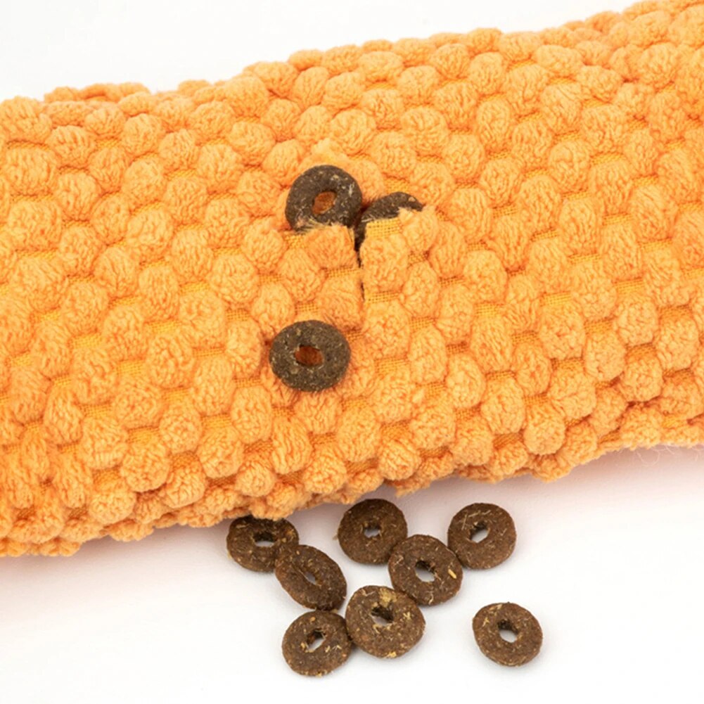 Interactive Plush Snail Snuffle Mat Toy for Dogs