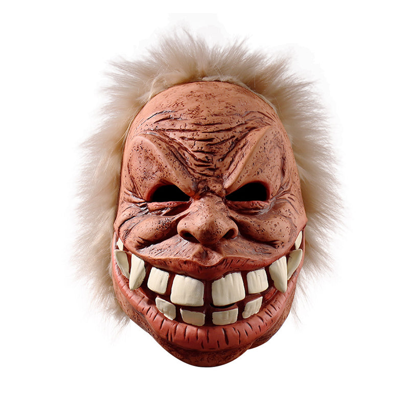 Funny old man latex mask, view 3 - MRSLM