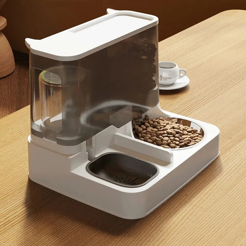 2-in-1 automatic cat feeder and water dispenser - MRSLM