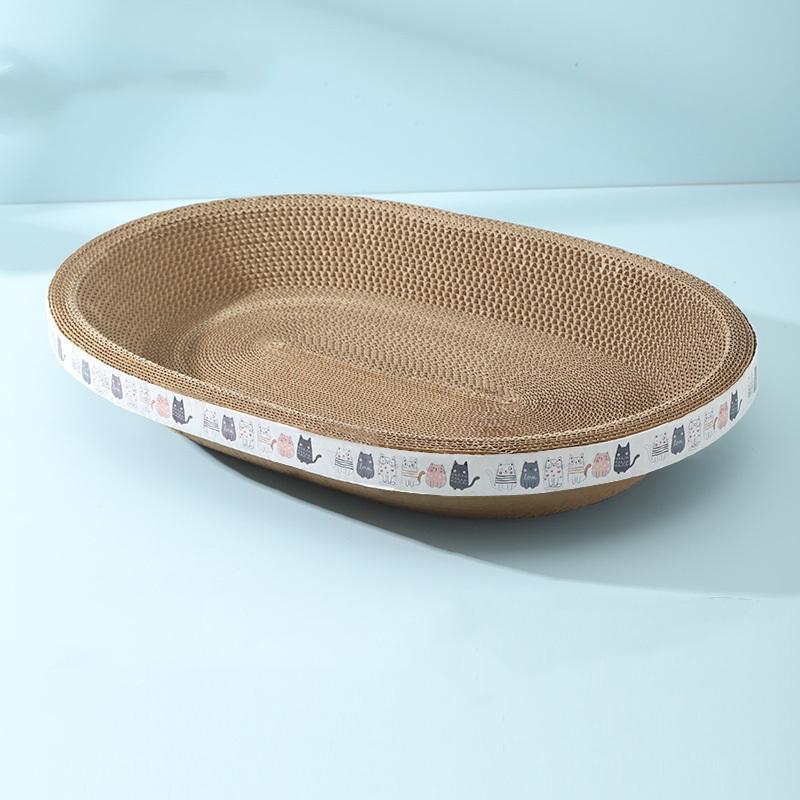 cat scratcher bed, view 3 - MRSLM