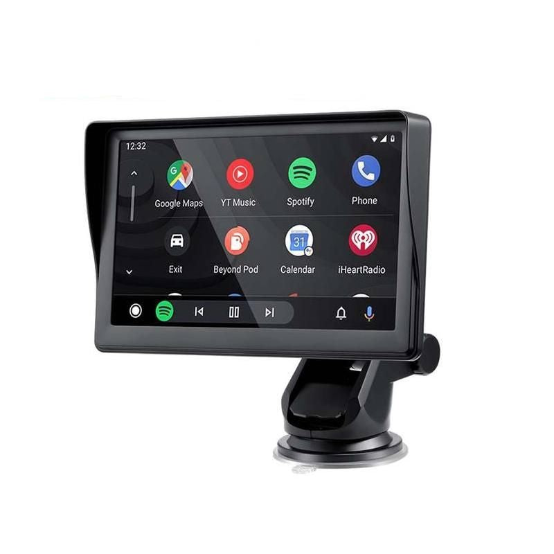 Universal 7" Touch Screen Car Multimedia Player with Wireless CarPlay and Android Auto
