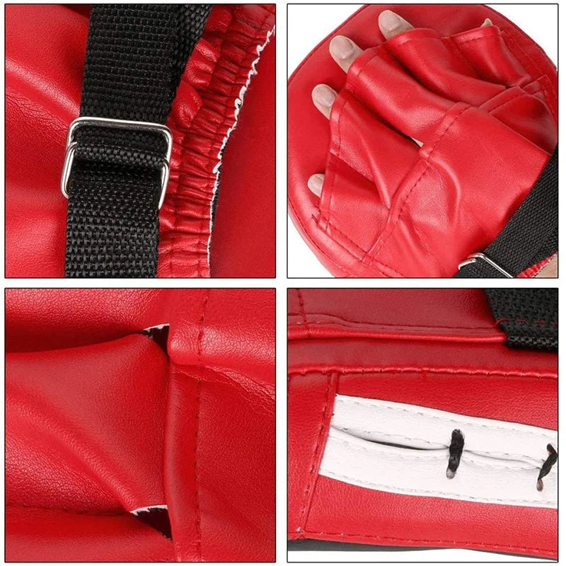 Almofada de boxe curva para foco