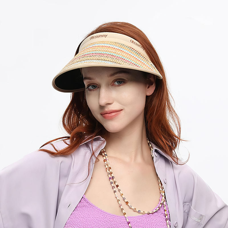 Women's UPF50+ sun visor hat, view 4 - MRSLM