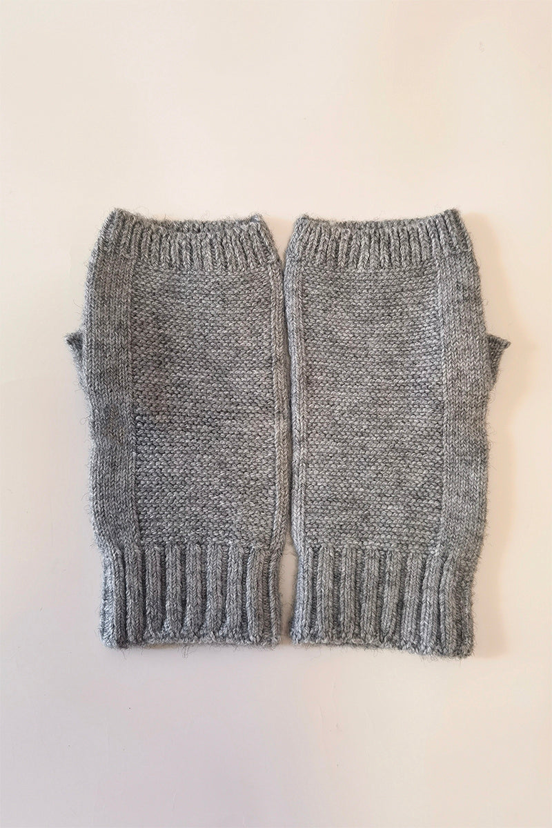 wool cashmere half finger gloves, view 6 - MRSLM