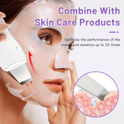 Ultrasonic skin scrubber with 3 modes, view 6 - MRSLM