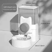 automatic pet feeder and water dispenser, view 5 - MRSLM