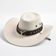 vintage western cowboy hat, view 2 - MRSLM