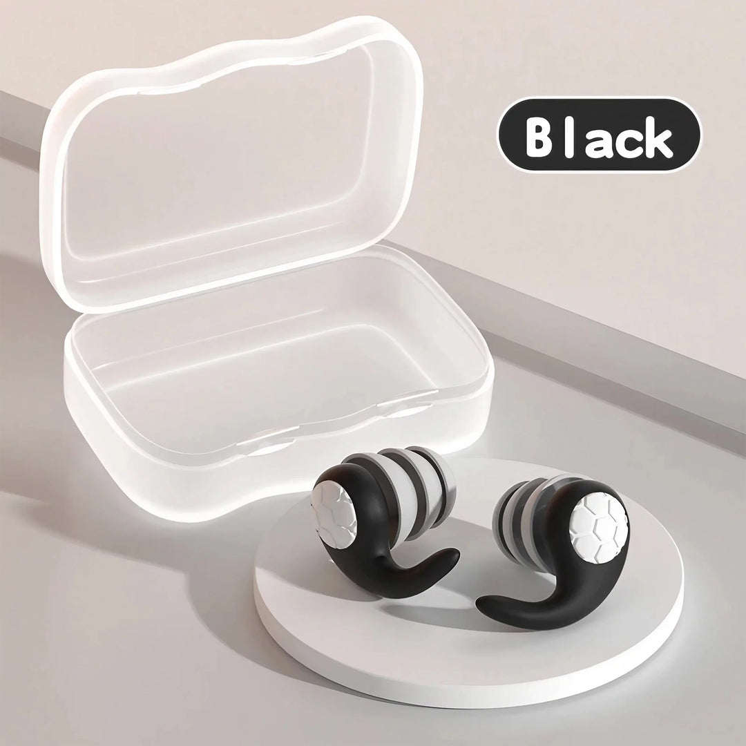 Triple Layer Silicone Earplugs for Serene Sleep and Swimming