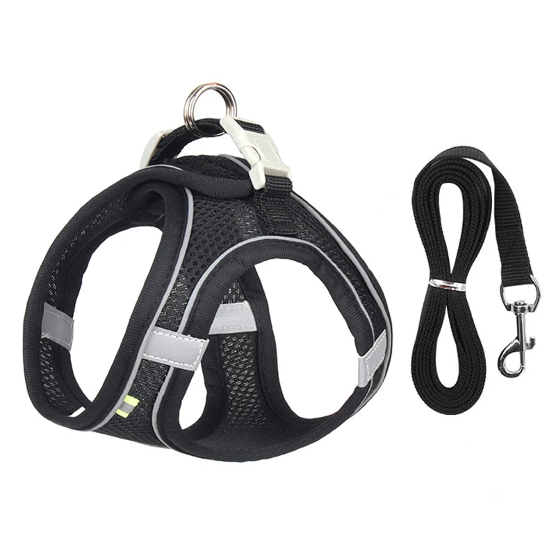 mesh harness and leash set, view 16 - MRSLM
