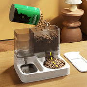 2-in-1 automatic cat feeder and water dispenser, view 6 - MRSLM