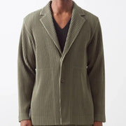 Men's pleated suit blazer - MRSLM