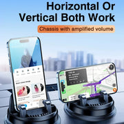360 rotatable car phone holder with eyeglasses storage, view 5 - MRSLM