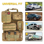 Tactical car seat organizer with Molle pouches, view 10 - MRSLM