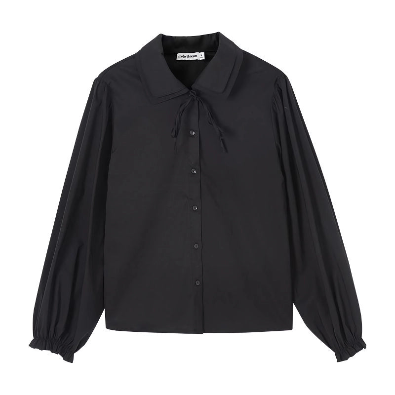 Bubble sleeve blouse for women, view 8 - MRSLM