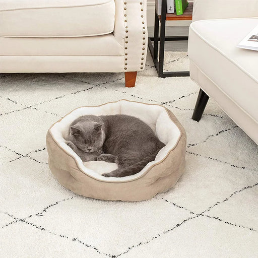 cozy round small pet bed - MRSLM