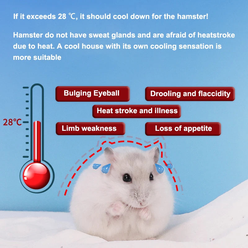 cooling hamster nest hideaway house, view 8 - MRSLM