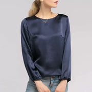 satin long sleeve t-shirt - MRSLM