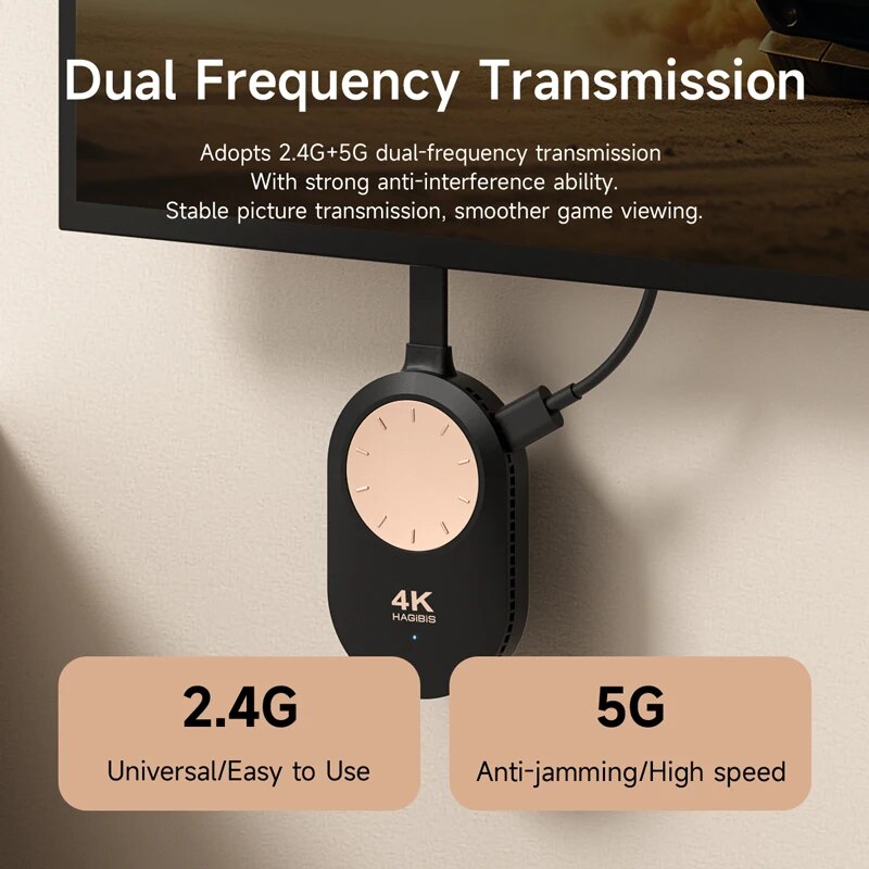 Adaptador HDMI sem fio 4K a 60Hz - Estenda sua tela para qualquer lugar