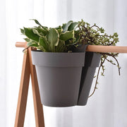 large double-sided hanging rail planter, view 3 - MRSLM