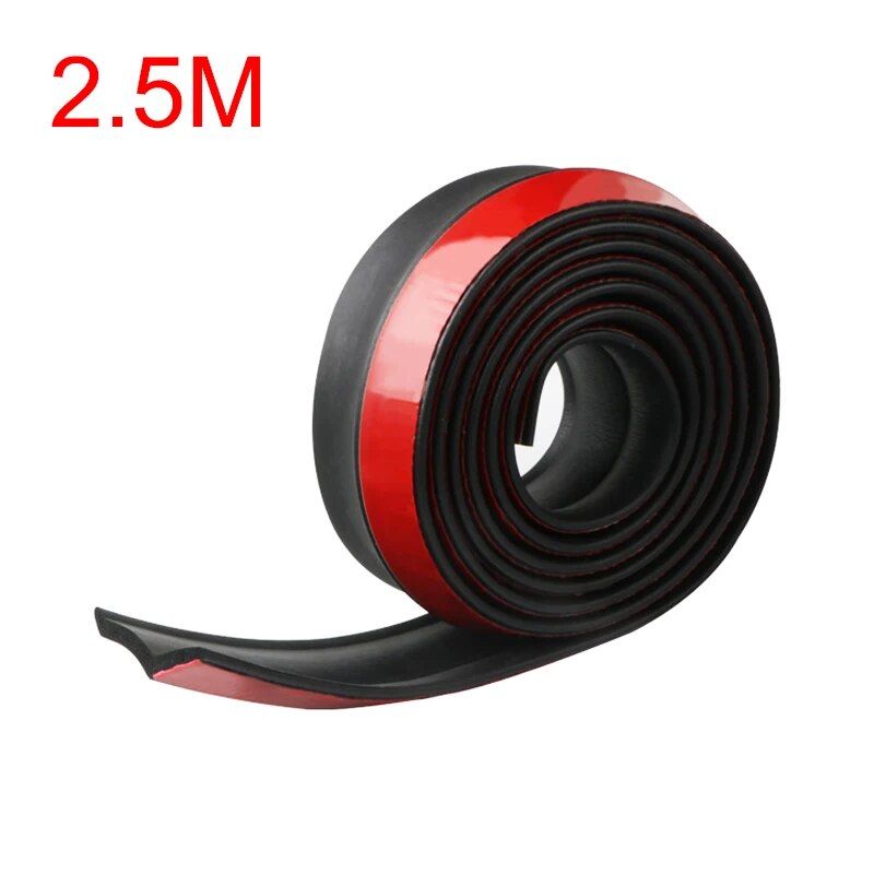 car front bumper lip protector rubber strip, view 3 - MRSLM