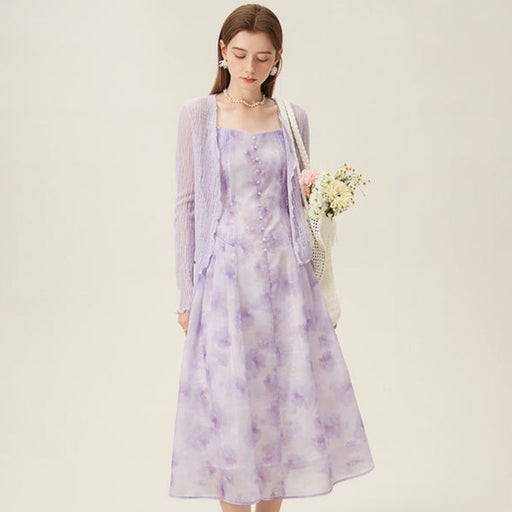 Floral sleeveless summer dress - MRSLM