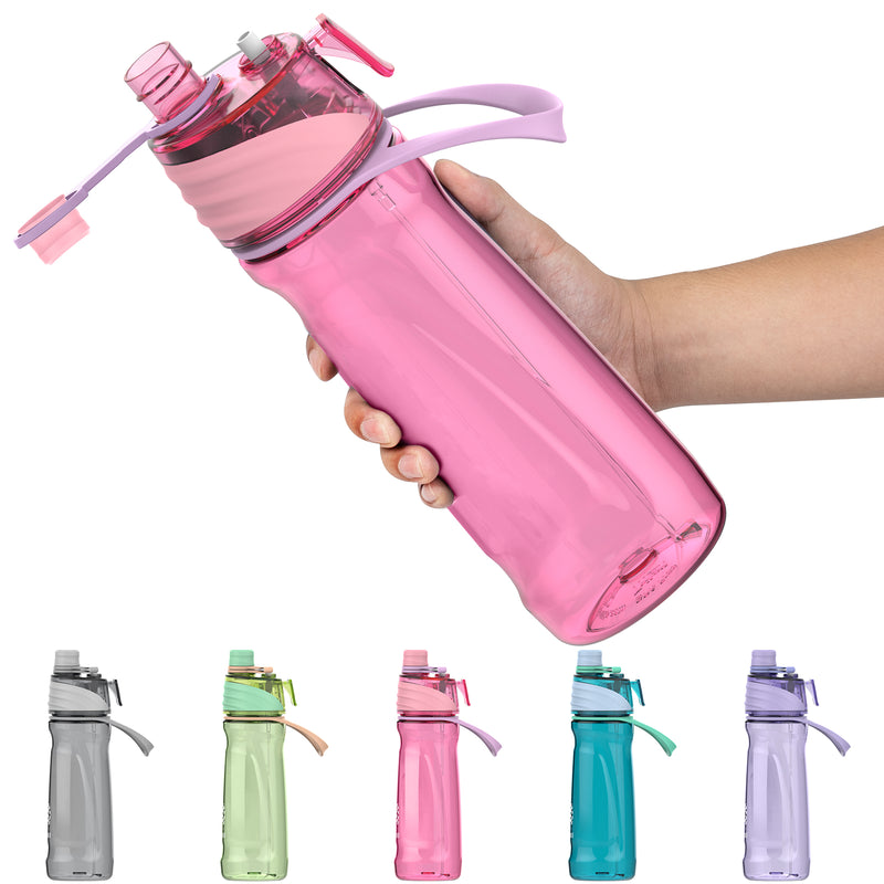 950ml sports water bottle with spray, view 2 - MRSLM