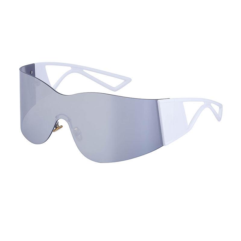 oversized rimless sunglasses, view 7 - MRSLM
