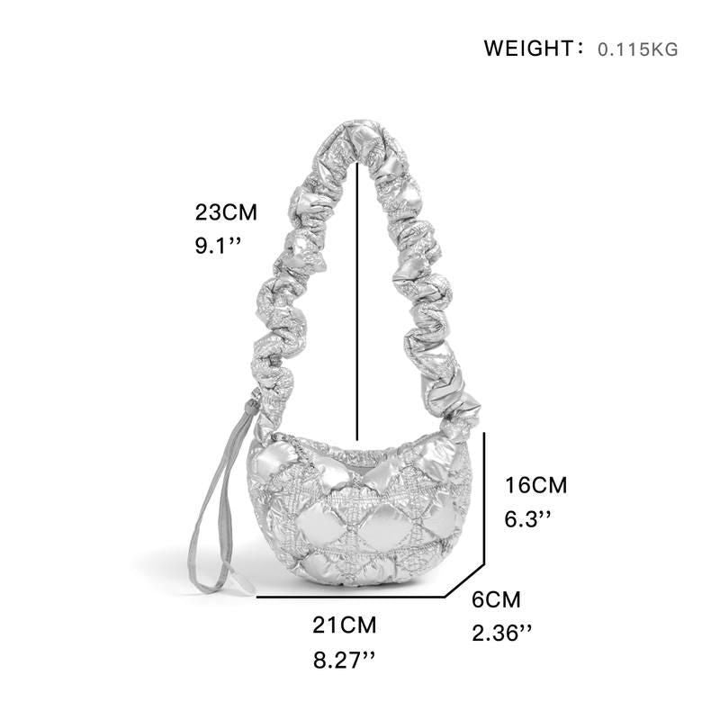 plaid crossbody shoulder bag, view 9 - MRSLM