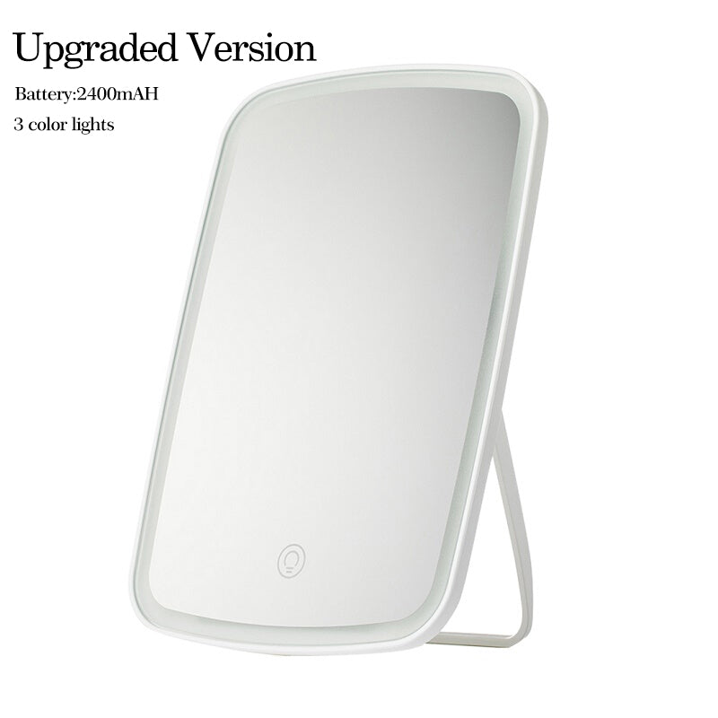 portable LED makeup mirror, view 2 - MRSLM