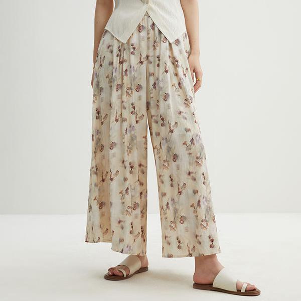 Summer tie-dye wide-leg casual pants - MRSLM