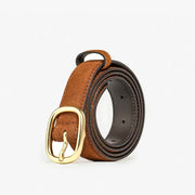 women's split leather belt, view 2 - MRSLM