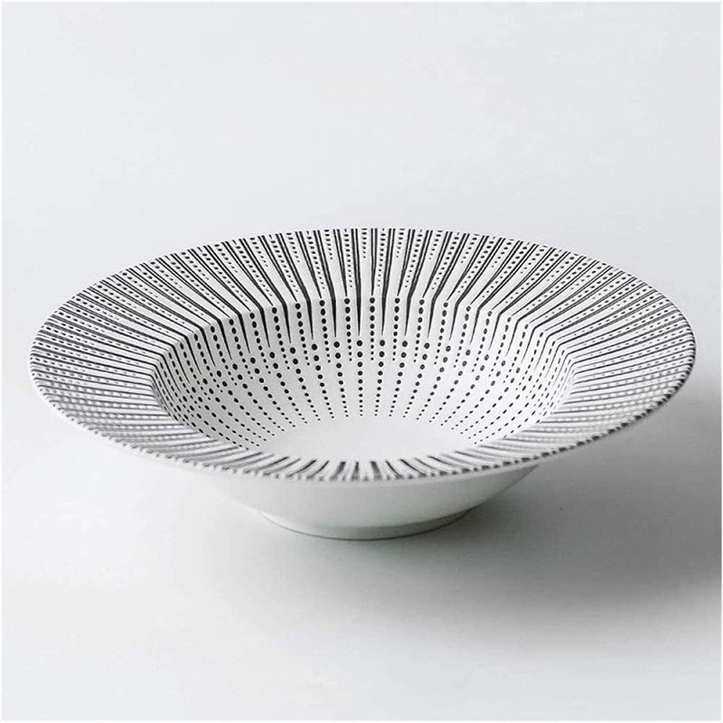 Elegant Ceramic Deep Plates for Pasta, Soup, and Salads