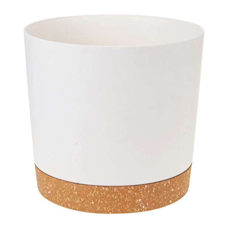 matte plant pots with drainage, view 4 - MRSLM