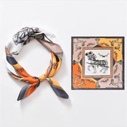 Small square silk scarf, view 4 - MRSLM