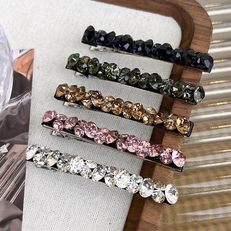 colorful rhinestone hair clips, view 9 - MRSLM