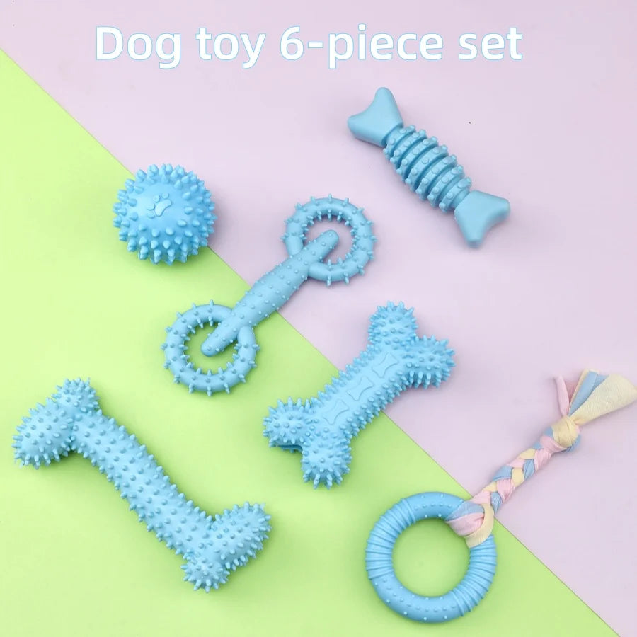 Interactive Dog Chew Toy Set