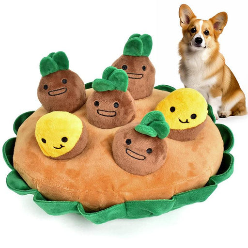 interactive plush dog puzzle toy - MRSLM