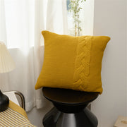nordic twist knitted pillow case, view 3 - MRSLM