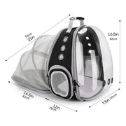 Expandable space capsule pet carrier backpack, view 12 - MRSLM