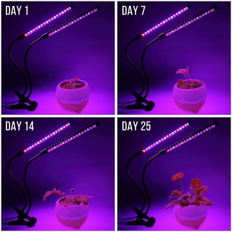 USB LED Indoor Plant Grow Light with Timer & 10 Dimmable Levels