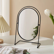 large minimalist desktop makeup mirror, view 2 - MRSLM