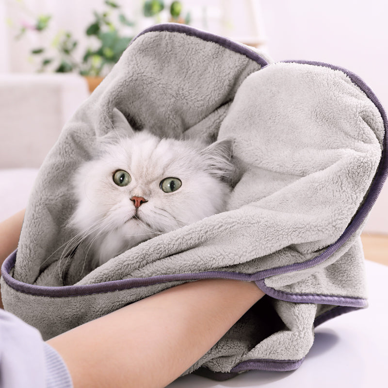 soft absorbent pet towel, view 2 - MRSLM