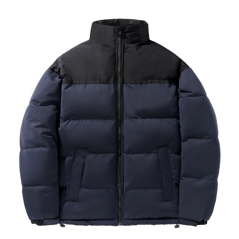 mens cotton-padded baggy coat thickened, view 4 - MRSLM