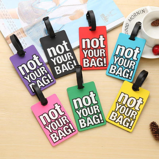 not your bag silicone luggage tags - MRSLM