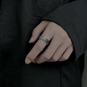 men's dragon scale ring, view 2 - MRSLM