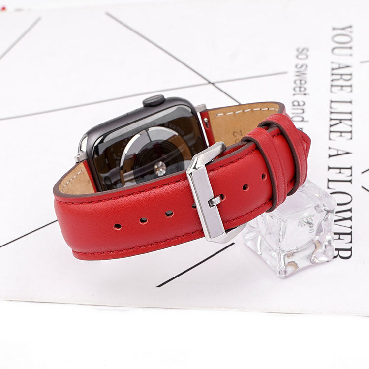 Ladies Casual Top Layer Leather Watch Strap